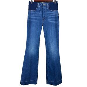 Good American Women's Jeans Wide Leg Denim Blue Modified Materinity Size 2